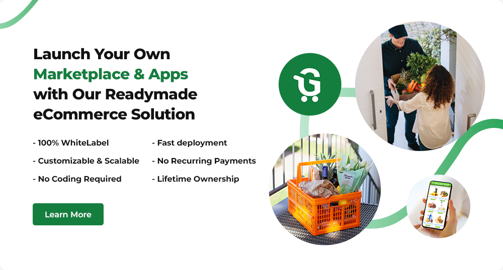 Launch your own marketplace and app with our readymade ecommerce solution 